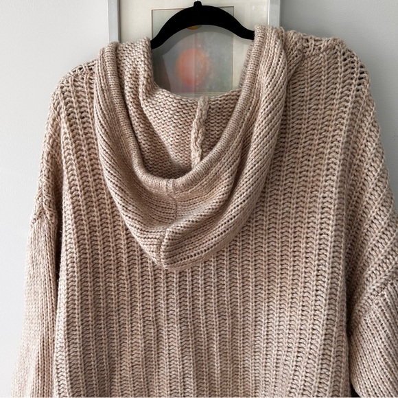 Aerie Cozy Knit Hoodie Sweater - Picture 2 of 3